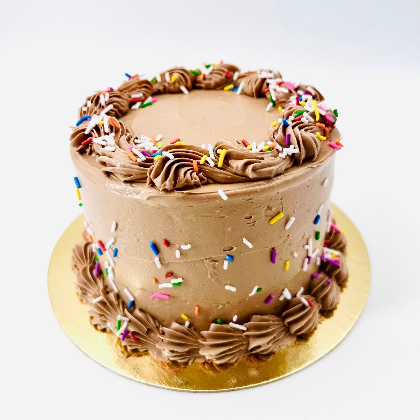 chocolate cake sprinkle toronto bakery gta birthday small round