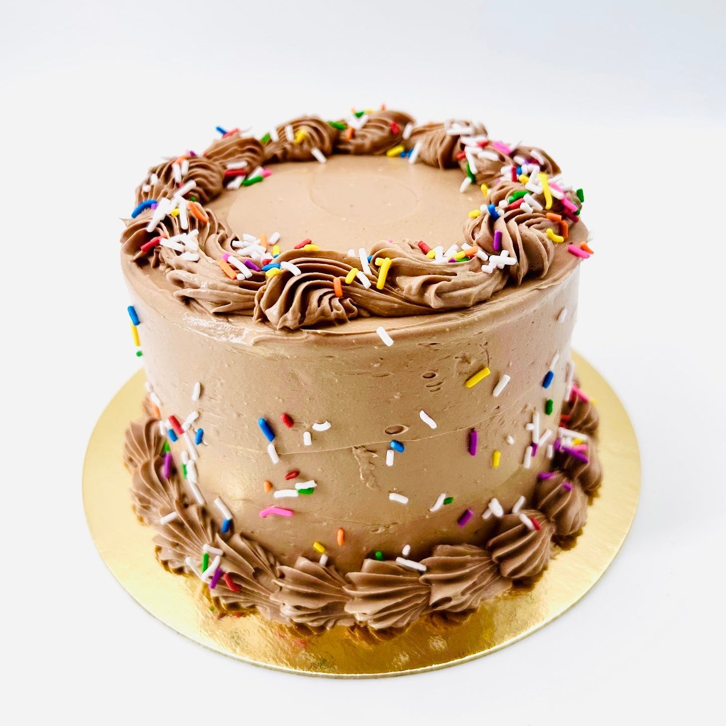 chocolate cake sprinkle toronto bakery gta birthday small round