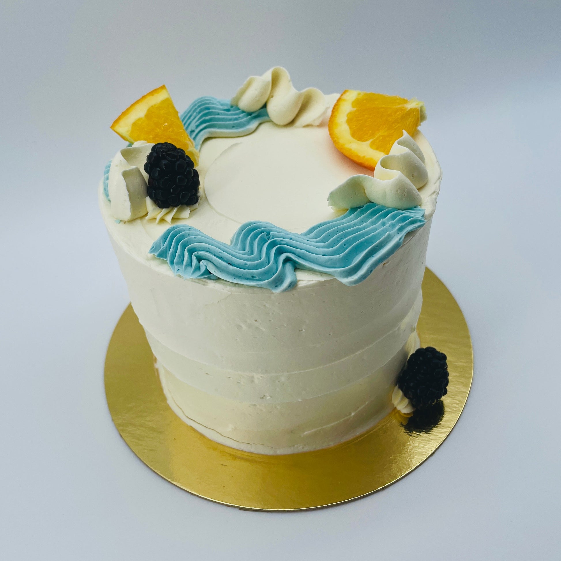 chiffon birthday cake celebration cake buttercream fresh fruit