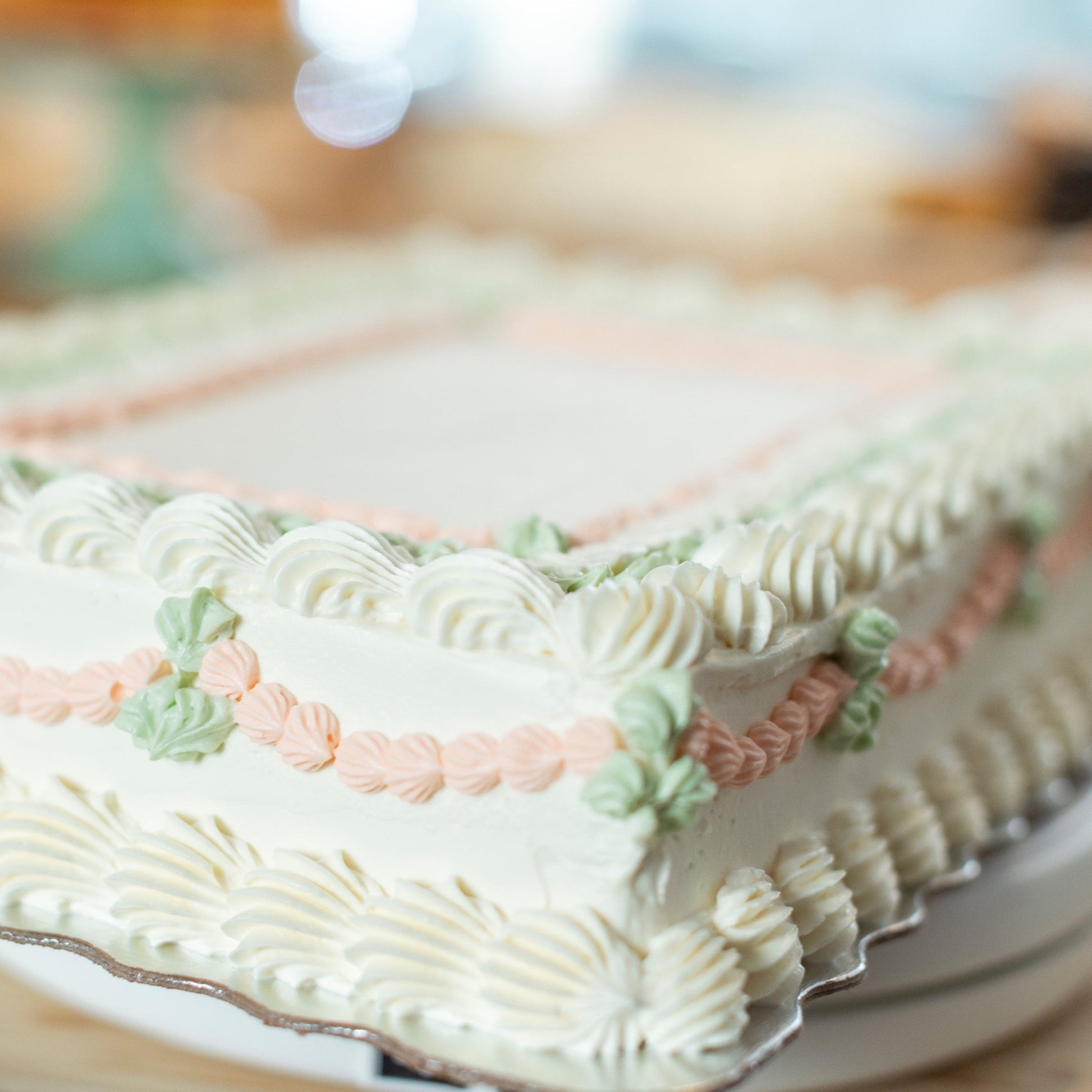 cake vintage birthday buttercream toronto bakery chiffon buttermilk